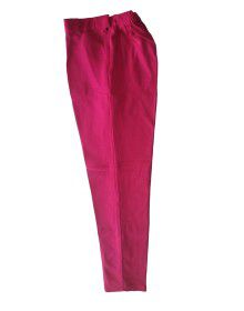 Womens woollen pants plain design pink color